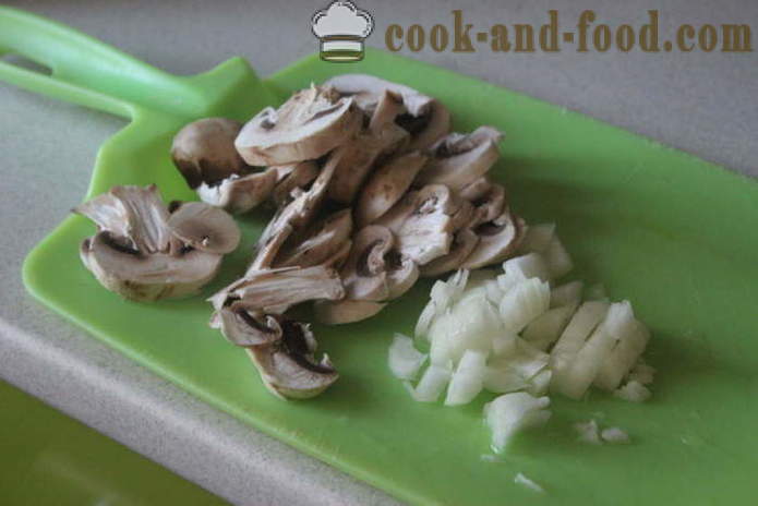 Zakarpattia keitto valkoisia sieniä - miten ruokaa keitto valkoisia sieniä maukasta, jossa askel askeleelta resepti kuvat
