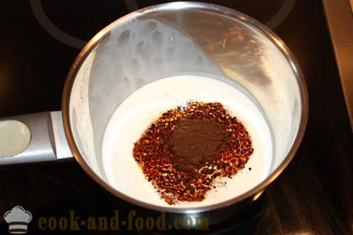 Kotitekoinen karkkia tryffeli käsissä - miten tehdä kotitekoinen karkkia tryffeli, askel askeleelta resepti kuvat
