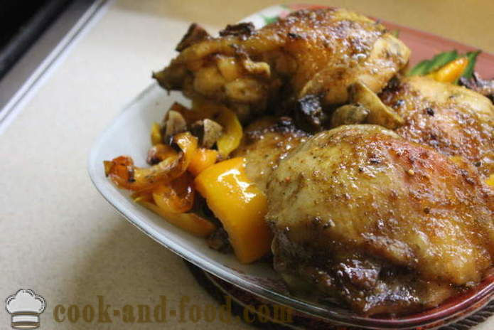 Kanaa teriyaki kastike uunissa - miten ruokaa kana teriyaki, askel askeleelta resepti kuvat