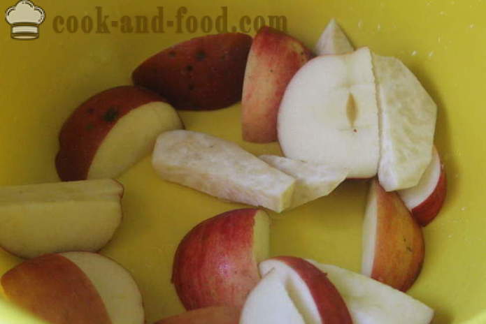 Porsaanpaisti omenoita ja hunajaa - kuten mehukas Porsaanpaisti folio, jossa askel askeleelta resepti kuvat