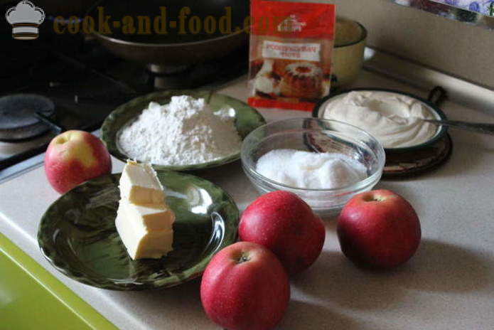 Tsvetaeva omenapiirakkaresepti on klassinen vuoropohjainen Tsvetaeva kakku kuva