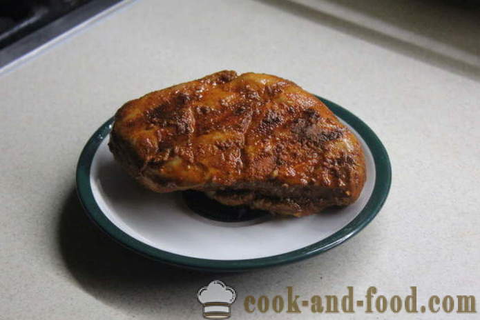 Koti pastrami kana uunissa - miten ruokaa kananrinta häränlihapastramia kotona, askel askeleelta resepti kuvat