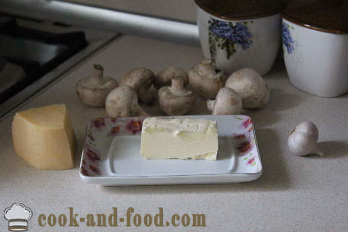 Pikaruokaa sieniä ja juustoa - kuten leivotaan sieniä juusto uunissa, jossa askel askeleelta resepti kuvat