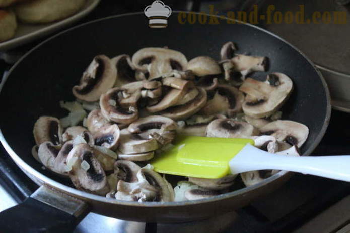 Sienikeitto juusto - miten ruokaa juustokeitto sieniä oikealle nopeasti maukasta, jossa askel askeleelta resepti kuvat