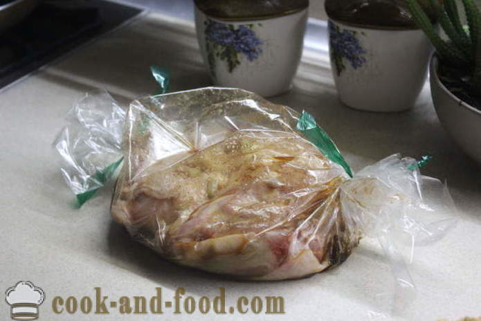 Kanan reidet leivotaan hihassa - kuten herkullinen paistettu kanan reidet uuniin soijakastike, askel askeleelta resepti kuvat