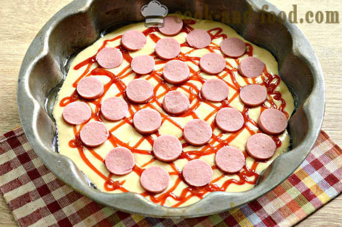 Kotitekoinen pizza taikina ilman hiivaa - miten valmistautua nopea pizza pizzeria, askel askeleelta resepti kuvat