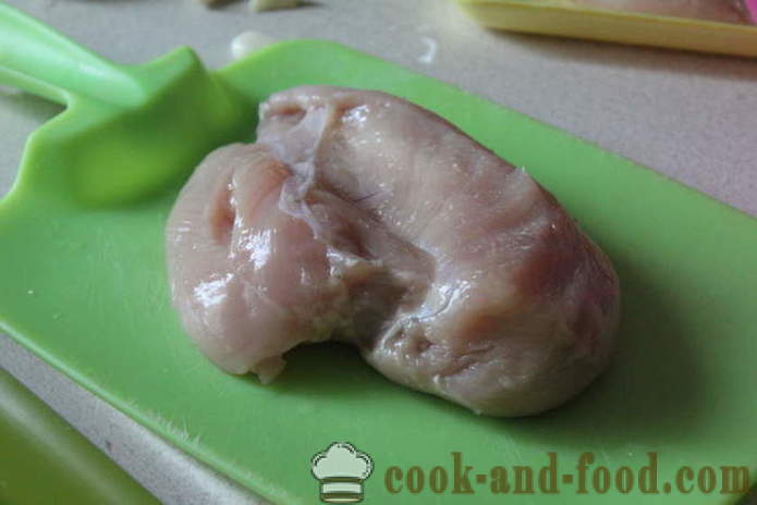 Home pastrami kananrintaa folioon - miten tehdä häränlihapastramia kana uunissa, jossa askel askeleelta resepti kuvat