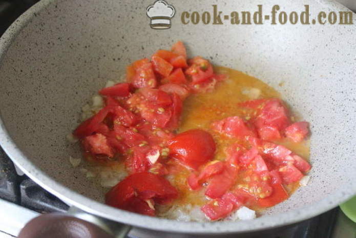 Italian pasta tomaatti ja kalaa - miten ruokaa pastaa kalaa ja tomaatteja, askel askeleelta resepti kuvat