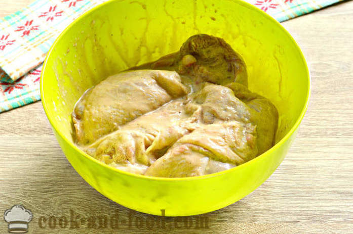 Kanan reidet uunissa - miten ruokaa kanan reidet majoneesi ja soijakastike, askel askeleelta resepti kuvat