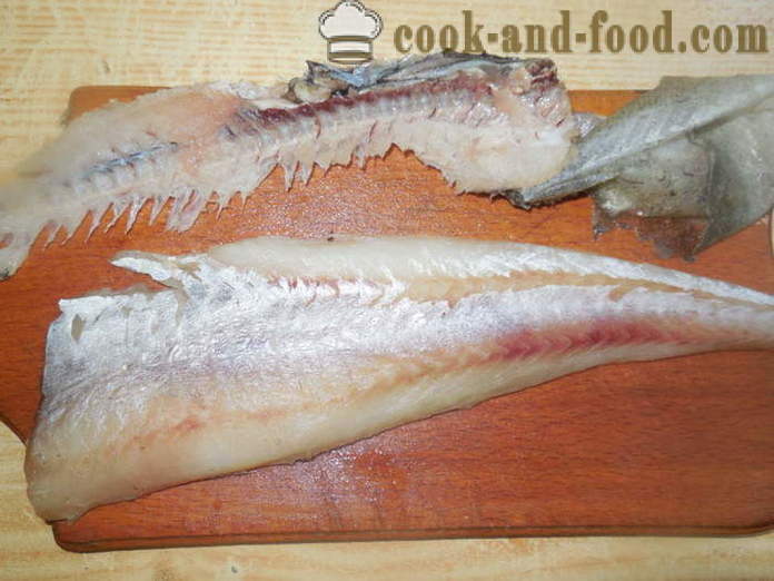 Heh kala Korean kotona - miten tehdä Hye kalaa, askel askeleelta resepti kuvat