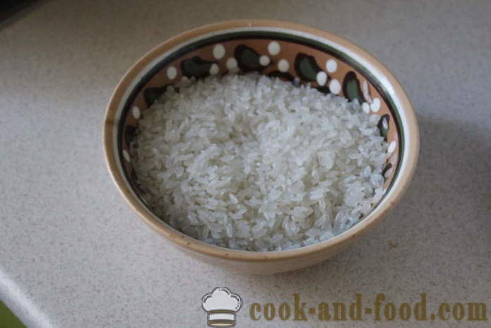 Delicious riisi katkaravuilla Thai - miten ruokaa riisiä mereneläviä, askel askeleelta resepti kuvat