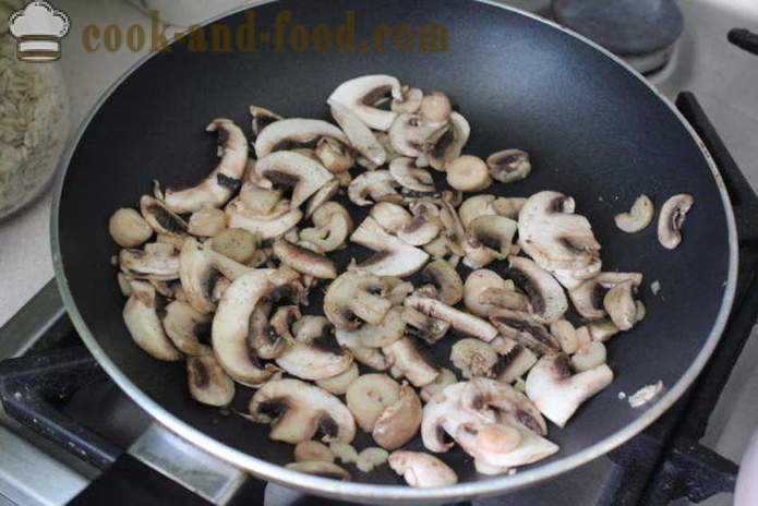 Tsekin peruna keitto sieniä - miten ruokaa Tsekin keitto sieniä, askel askeleelta resepti kuvat