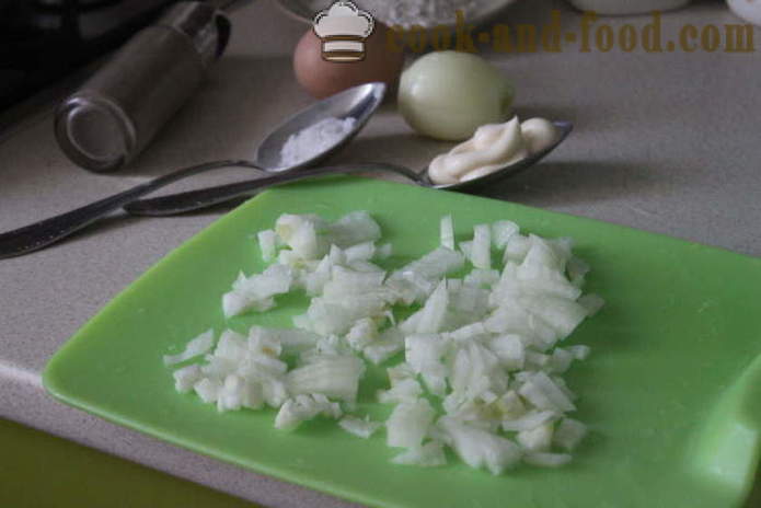 Kyljykset kananrinnan majoneesi ja sipuli Marsipaani