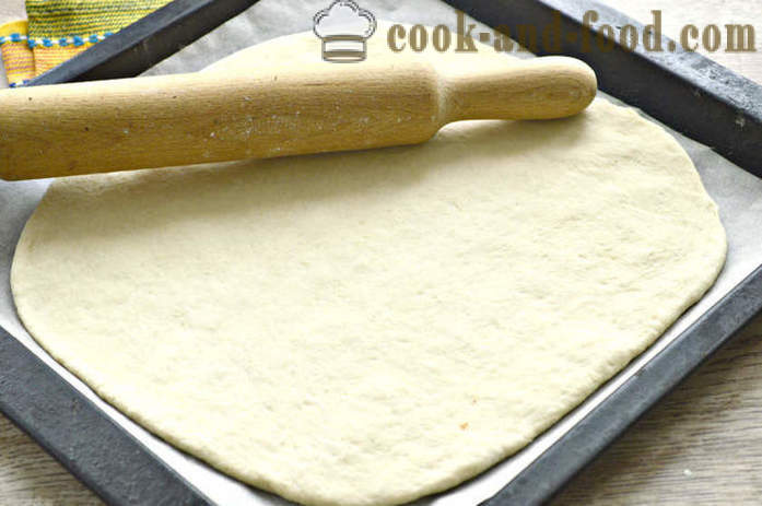Lean hiiva kakku kaalin - miten leipoa meatless kaali kakku uunissa, jossa askel askeleelta resepti kuvat