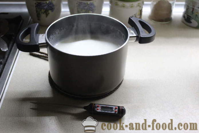 Kotitekoinen jogurtti maidosta käydä - miten tehdä jogurttia kotona, askel askeleelta resepti kuvat