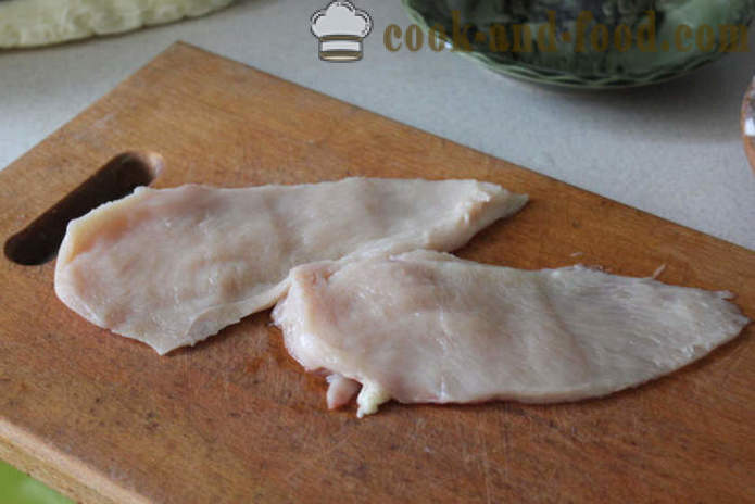 Leike kananrinnan pannulla - miten paahtaa kanaa schnitzeleitä pannulla, askel askeleelta resepti kuvat