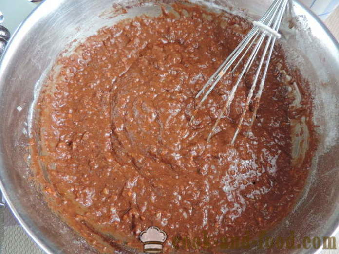 Helpoin suklaa porkkana kakku kasviöljy - miten ruokaa porkkanakakkua uunissa, jossa askel askeleelta resepti kuvat