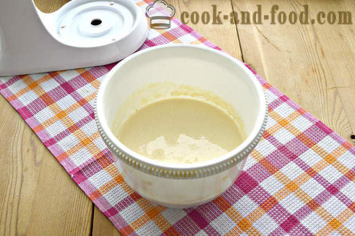 Yksinkertainen kakku resepti vauvan ruoka uuniin - miten ruokaa nopeasti kakun kuiva maidon seosta, askel askeleelta resepti kuvat