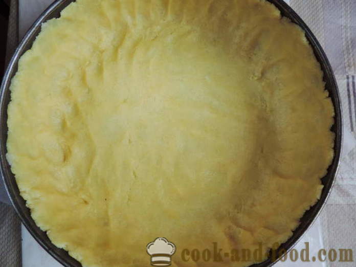 Kotitekoinen juustokakku raejuustoa on murotaikina - miten tehdä juustokakku kotona, askel askeleelta resepti kuvat