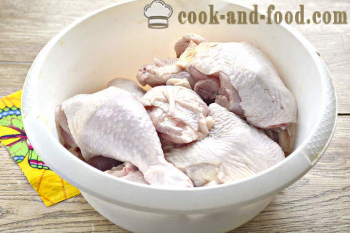 Broilerinpalat uunissa - kuten paistettu kana majoneesi, askel askeleelta resepti kuvat