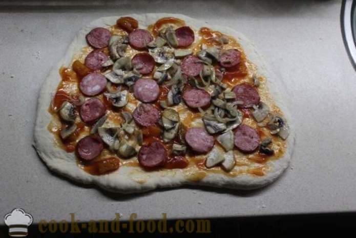 Stromboli - Pizza roll hiivataikinoiden, miten tehdä pizza rulla, askel askeleelta resepti kuvat