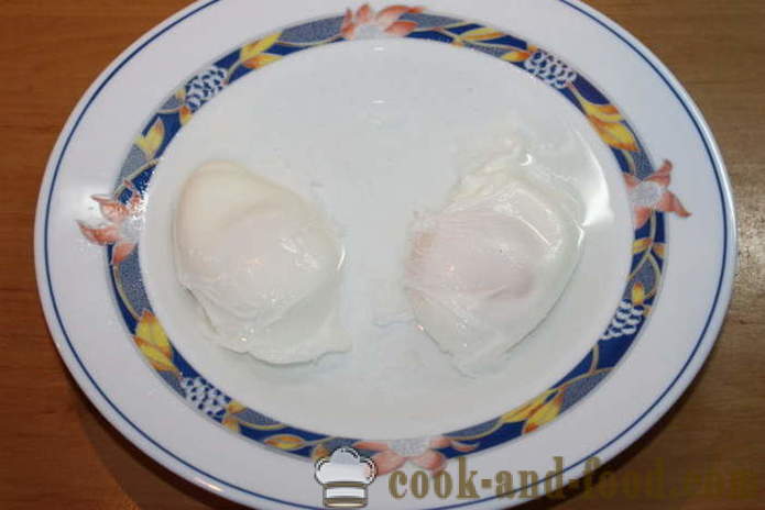 Egg haudutettua vedessä - miten ruokaa uppomuna kotona, askel askeleelta resepti kuvat