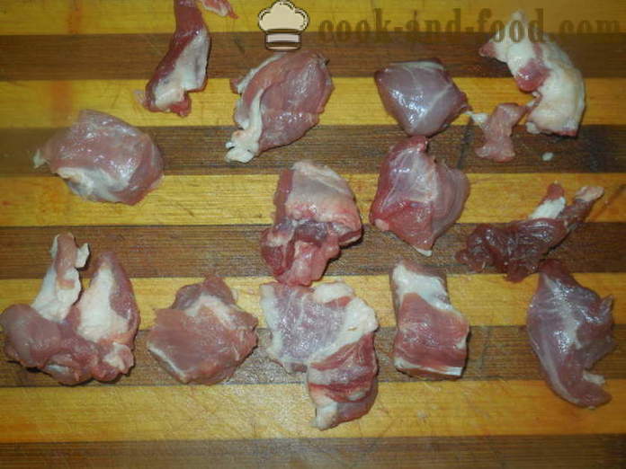 Couscous karitsan multivarka - miten ruokaa couscous multivarka lihaa, askel askeleelta resepti kuvat