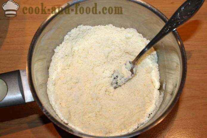 Hiiva sämpylöitä täyteainetta ja hiekkaa - miten muffinit nonparelleilla, askel askeleelta resepti kuvat