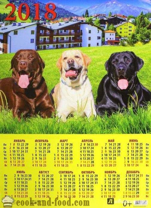 Kalenteri 2018 - Koiran vuosi itäisellä kalenteri: ladata ilmaiseksi joulukalenteri koirien ja pennut.