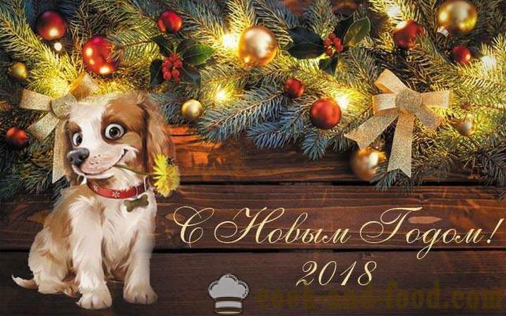 Paras virtuaalinen postikortteja uudenvuoden 2018 - Year of the Dog