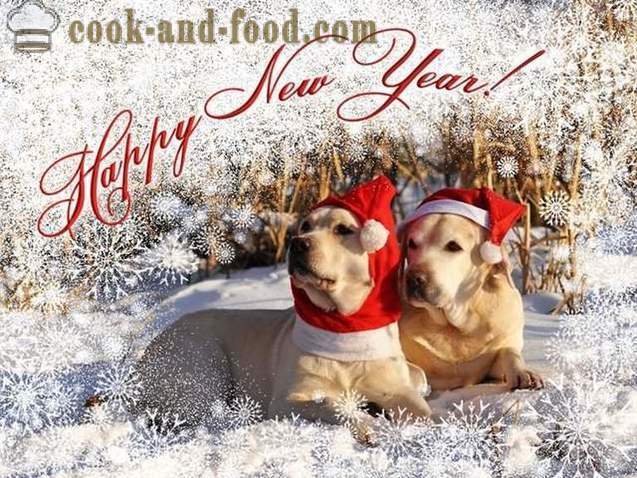 Paras virtuaalinen postikortteja uudenvuoden 2018 - Year of the Dog