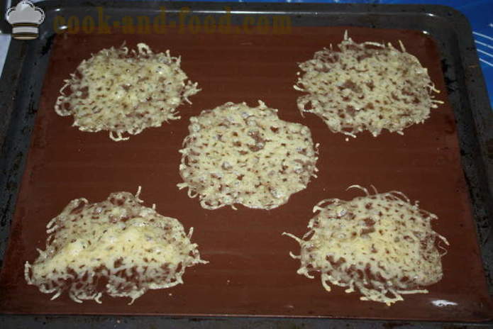 Herkullinen sieni salaatti cheese kori - miten tehdä juustoa koreja salaattia, askel askeleelta resepti kuvat
