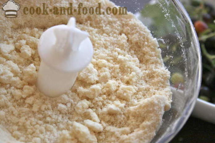Ulkokokeet piirakka herukoita - miten tehdä hiekka kakku jauhetun testin askel askeleelta resepti kuvat