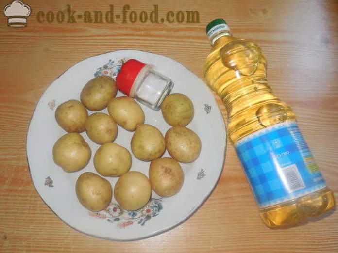 Hakkeen perunat pannulla - miten perunalastut talosta, askel askeleelta resepti kuvat