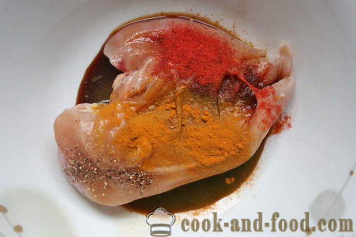 Herkullinen couscous kanan resepti - miten ruokaa couscous kattilassa, jossa on askel askeleelta resepti kuvat
