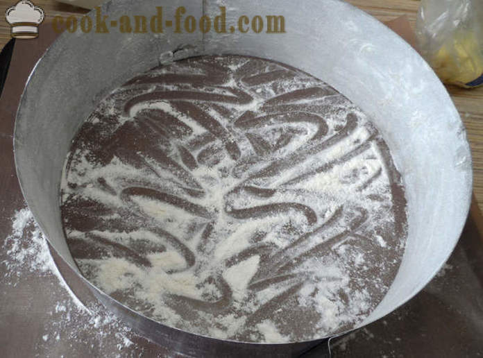 Hiiva kakku Honeycomb - miten leipoa kakku taikina, askel askeleelta resepti kuvat
