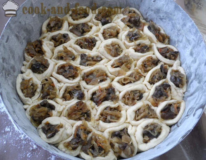 Hiiva kakku Honeycomb - miten leipoa kakku taikina, askel askeleelta resepti kuvat