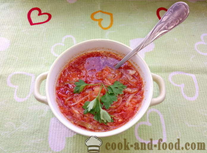 Keitto punajuurta ja Marinoitu tomaatti - miten ruokaa keittoa, askel askeleelta resepti kuvat