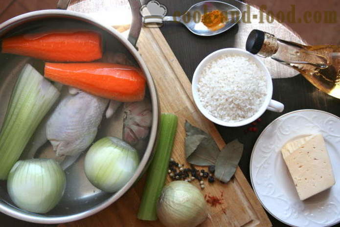 Kotitekoinen liemi risotto viiniä - miten ruokaa risotto kotona, askel askeleelta resepti kuvat