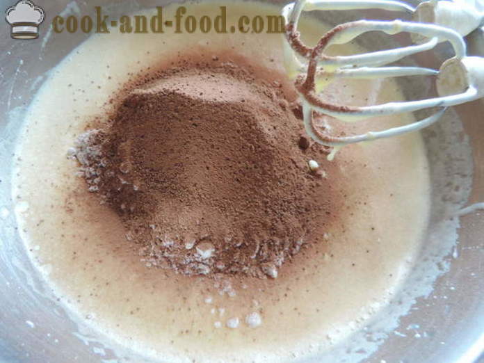 Kotitekoinen suklaa rapeaa vohveleita - miten tehdä vohveleita vohvelirauta, askel askeleelta resepti kuva