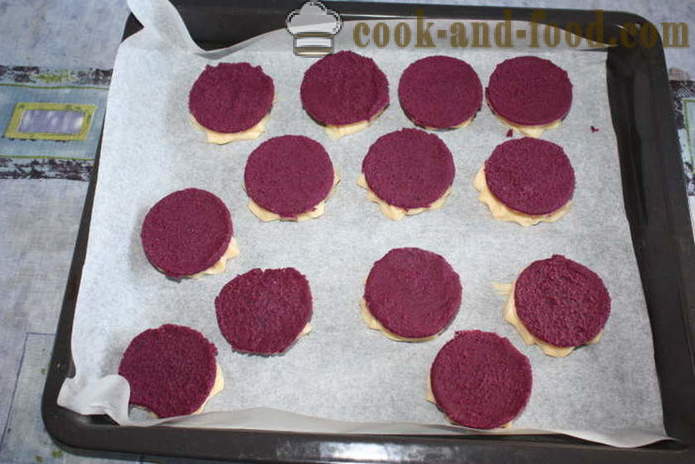 Shu vaniljakastike kakkuja violetti krakelinom - miten ruokaa kakku Shu kotona, klassinen resepti kuva