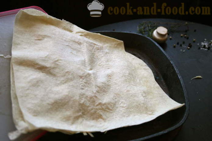 Kirjekuoret täytetyt pitaleipä grilli piknikille - miten ruokaa herkullinen pitaleipä täytettyä kotiin, askel askeleelta resepti kuvat