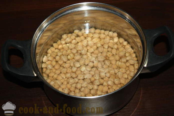 Kahviherne paste hummus - ruoanlaitto Hummus kotona, yksinkertainen resepti kuva