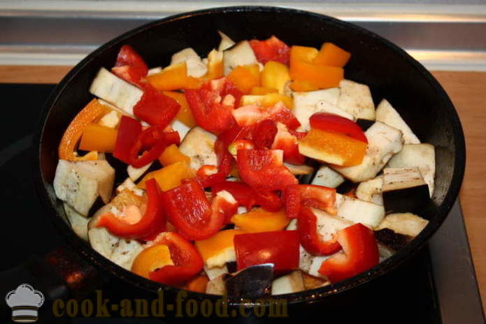 Tulikuuma vihannessalaattia munakoiso - miten ruokaa kuuma kasvis salaatti, poshagovіy resepti kuva