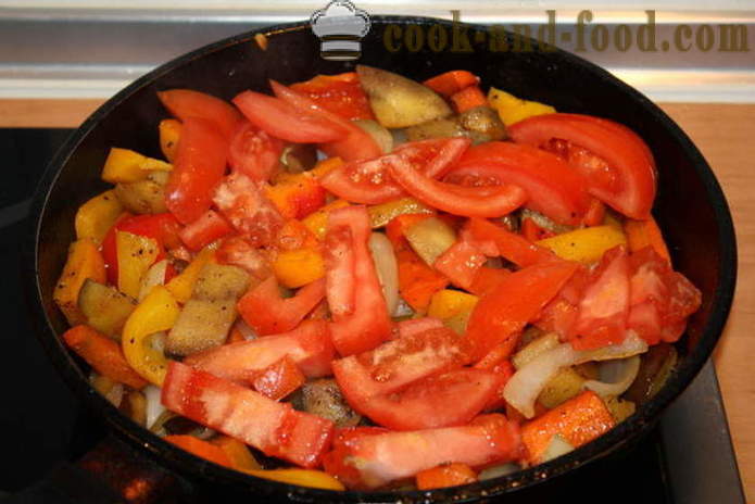 Tulikuuma vihannessalaattia munakoiso - miten ruokaa kuuma kasvis salaatti, poshagovіy resepti kuva
