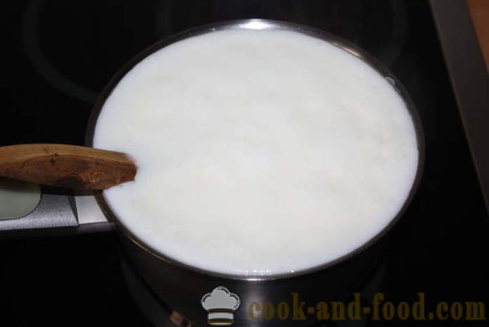 Maito puuro saagoa - miten ruokaa puuroa saagoa maukasta, jossa askel askeleelta resepti kuvat