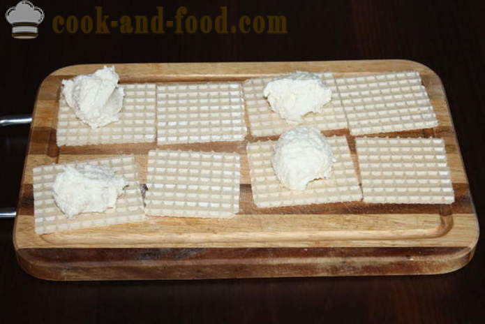 Valmis vohvelikakut tuorejuustoa kookos taikina - miten ruokaa alkuperäiseen juustokakkujen, askel askeleelta resepti kuvat