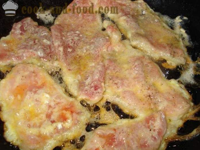 Juicy porsaankyljyksiä taikina - miten pehmeä ja mehukas porsaankyljys pannulla, askel askeleelta resepti kuvat