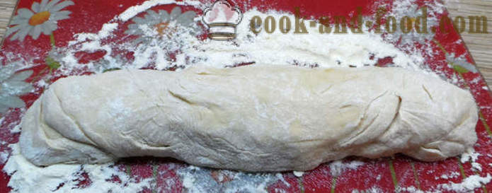 KHACHAPURI in Imereti juuston - miten tortilloja juustoa paistinpannu, askel askeleelta resepti kuvat