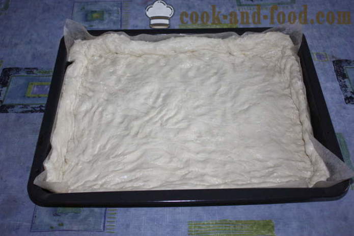 Italian focaccia leipää inkivääri täyttämistä suolaa - miten ruokaa italialaista focaccia leipää kotona, askel askeleelta resepti kuvat